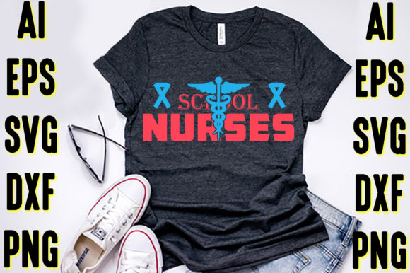 Graphics & Print Templates: Nurse T-shirt Review