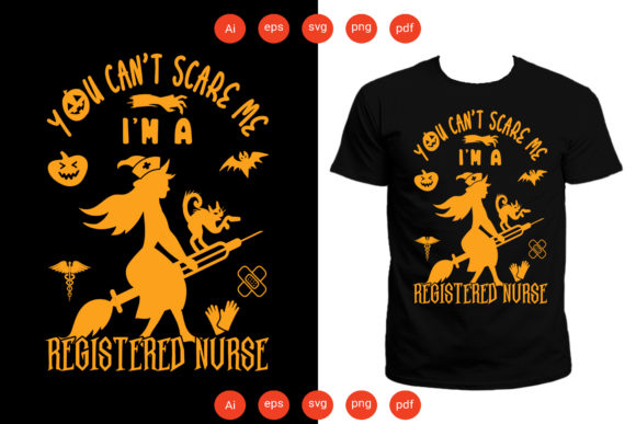Halloween Nurse Graphics & Print Templates