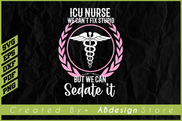 ICU Nurse Sublimation Graphics & Print Templates