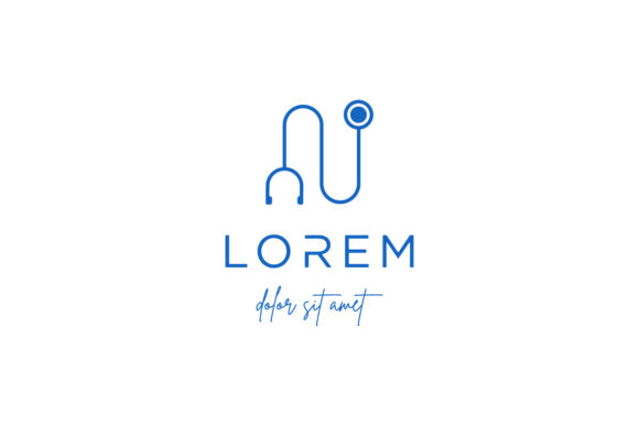 Letter N Stethoscope Medical Logo: Graphics & Logos Review