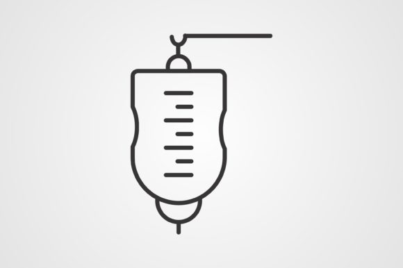 Medical Drip Line Icon: Premium Graphics & Icons