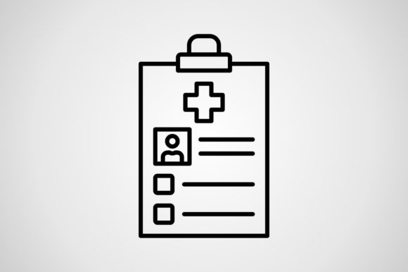 Medical Record Icon: Graphics and Icons