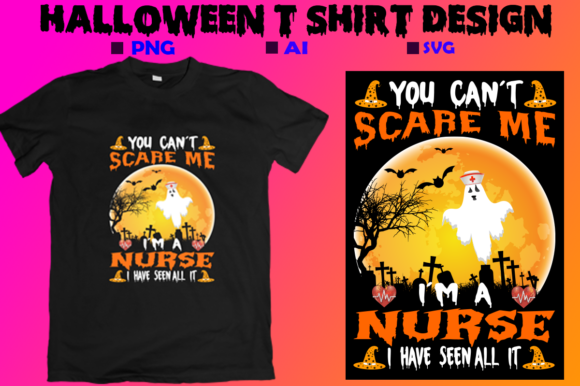 Nurse Halloween Graphics & T-Shirt Designs