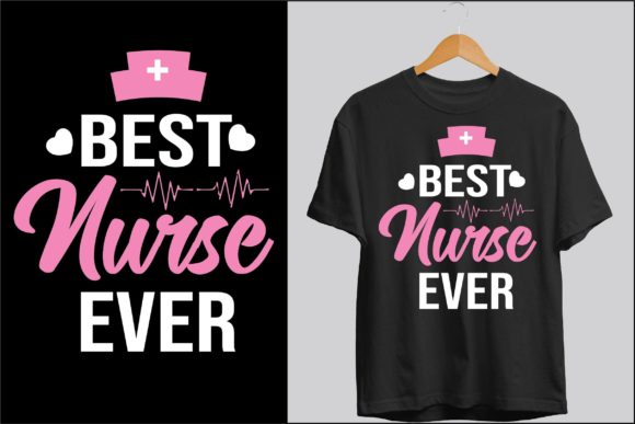 Nurse Mom T-Shirt Graphics & Print Templates