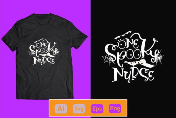 Spooky Nurse Graphics for T-Shirt Designs